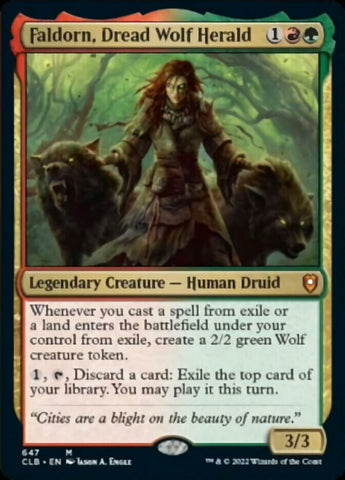 Faldorn, Dread Wolf Herald [Commander Legends: Battle for Baldur's Gate] - The Mythic Store | 24h Order Processing