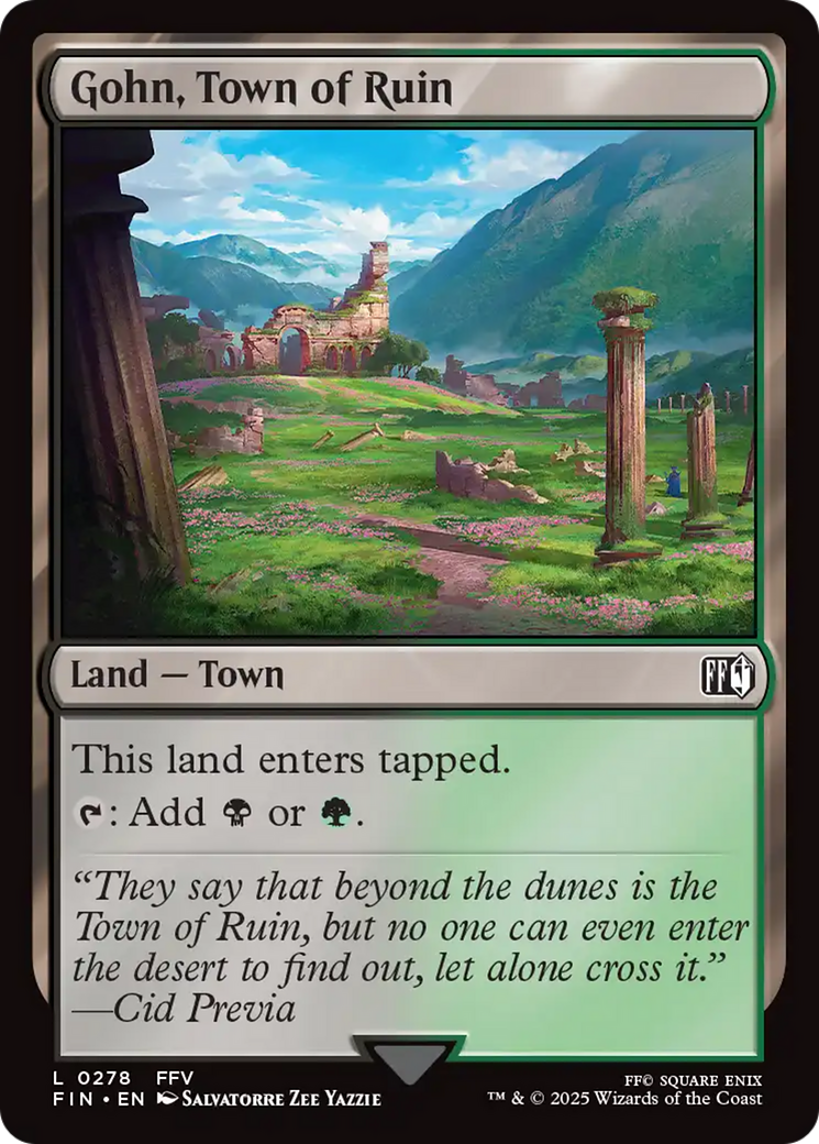 Gohn, Town of Ruin [FINAL FANTASY] - The Mythic Store | 24h Order Processing