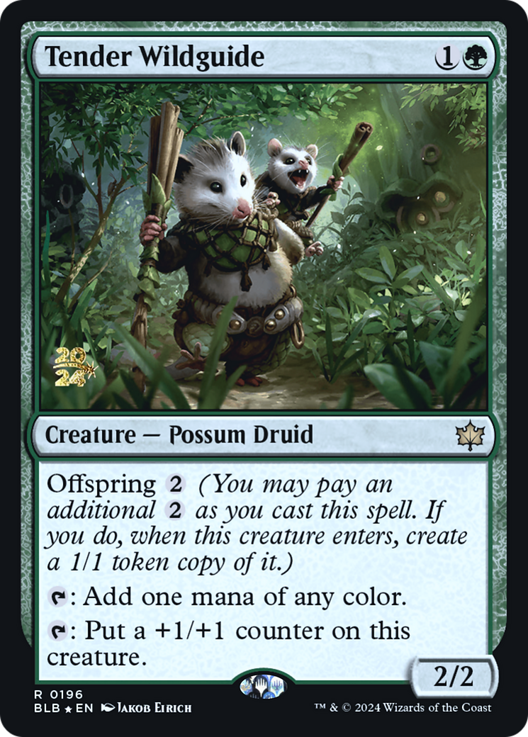 Tender Wildguide [Bloomburrow Prerelease Promos] - The Mythic Store | 24h Order Processing