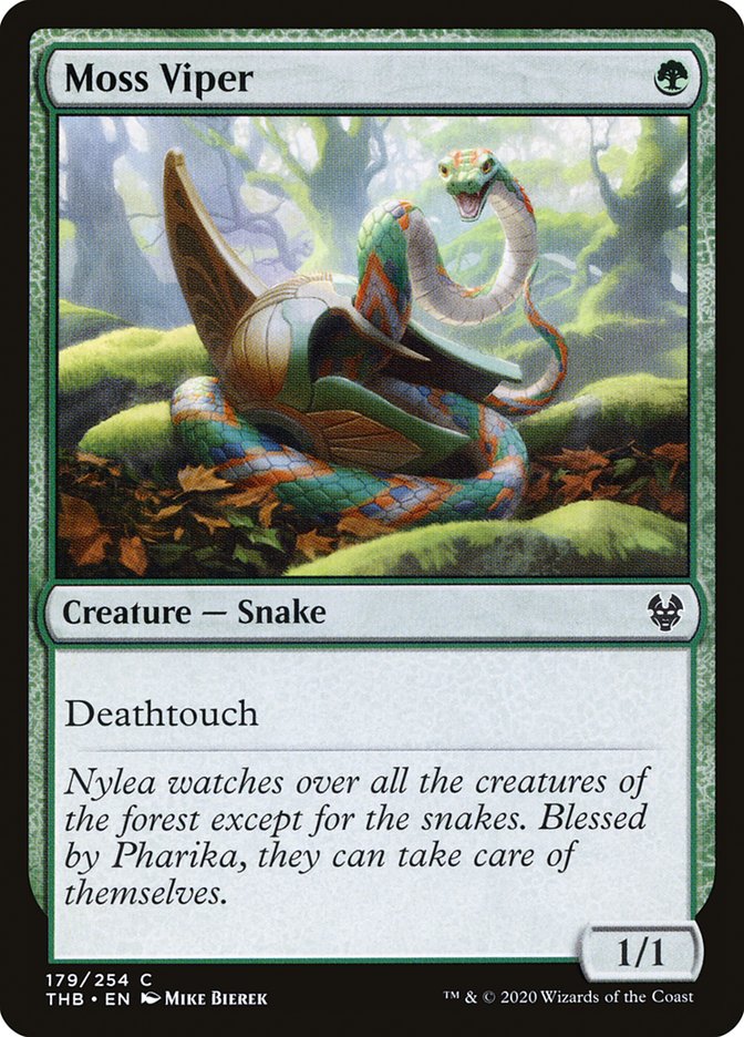 Moss Viper [Theros Beyond Death] - The Mythic Store | 24h Order Processing