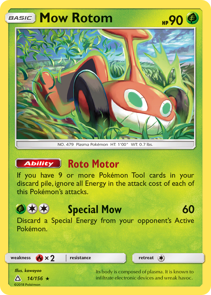 Mow Rotom (14/156) [Sun & Moon: Ultra Prism] - The Mythic Store | 24h Order Processing