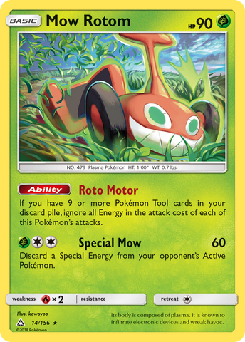 Mow Rotom (14/156) [Sun & Moon: Ultra Prism] - The Mythic Store | 24h Order Processing