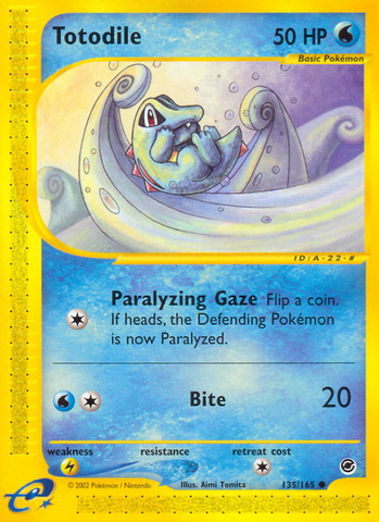 Totodile (135/165) [Expedition: Base Set] - The Mythic Store | 24h Order Processing