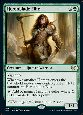 Heronblade Elite [Innistrad: Midnight Hunt Commander] - The Mythic Store | 24h Order Processing
