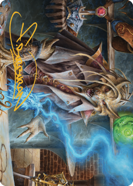 Renari, Merchant of Marvels Art Card (Gold-Stamped Signature) [Commander Legends: Battle for Baldur's Gate Art Series] - The Mythic Store | 24h Order Processing