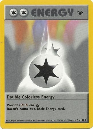 Double Colorless Energy (96/102) (Shadowless) [Base Set 1st Edition] - The Mythic Store | 24h Order Processing