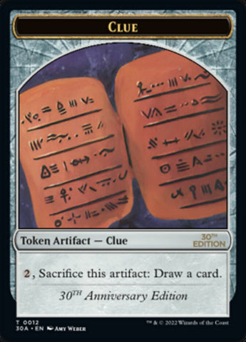 Clue Token (012) [30th Anniversary Tokens] - The Mythic Store | 24h Order Processing
