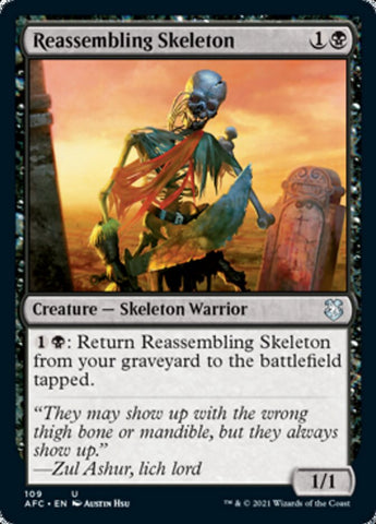 Reassembling Skeleton [Dungeons & Dragons: Adventures in the Forgotten Realms Commander] - The Mythic Store | 24h Order Processing