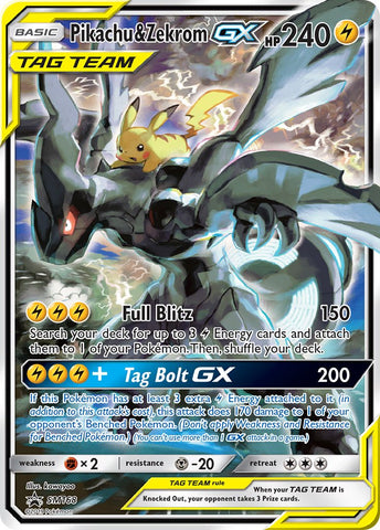 Pikachu & Zekrom GX (SM168) [Sun & Moon: Black Star Promos] - The Mythic Store | 24h Order Processing