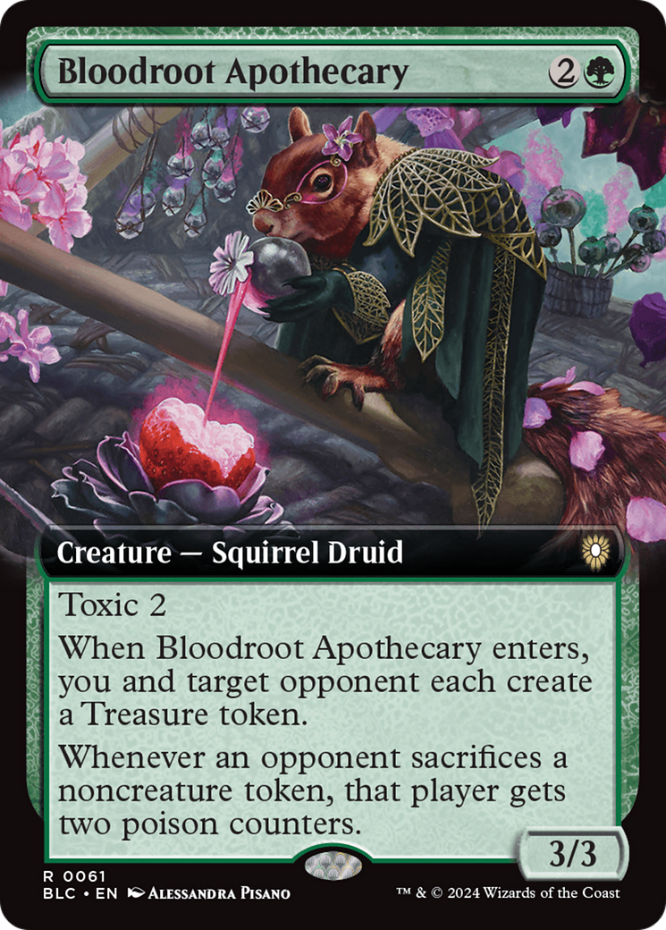 Bloodroot Apothecary (Extended Art) [Bloomburrow Commander] - The Mythic Store | 24h Order Processing