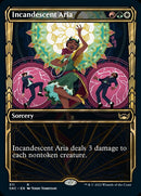 Incandescent Aria (Showcase Golden Age) [Streets of New Capenna] - The Mythic Store | 24h Order Processing