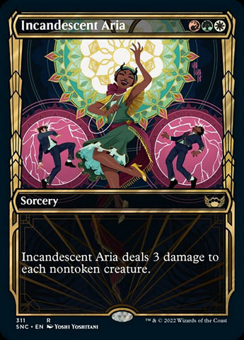 Incandescent Aria (Showcase Golden Age) [Streets of New Capenna] - The Mythic Store | 24h Order Processing