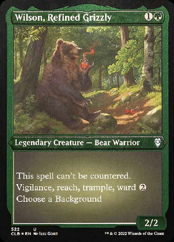 Wilson, Refined Grizzly (Foil Etched) [Commander Legends: Battle for Baldur's Gate] - The Mythic Store | 24h Order Processing