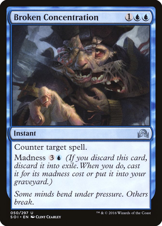 Broken Concentration [Shadows over Innistrad] - The Mythic Store | 24h Order Processing