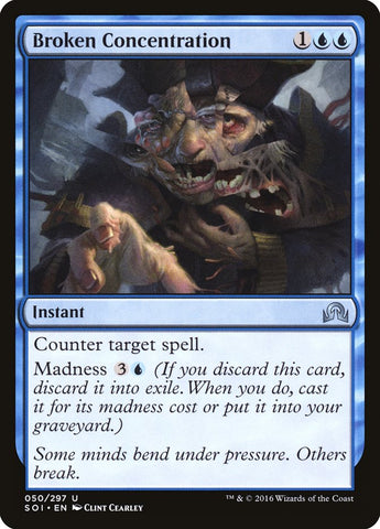 Broken Concentration [Shadows over Innistrad] - The Mythic Store | 24h Order Processing