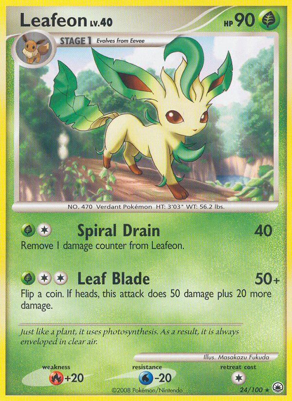 Leafeon (24/100) (Theme Deck Exclusive) [Diamond & Pearl: Majestic Dawn] - The Mythic Store | 24h Order Processing