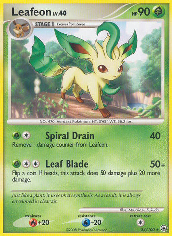 Leafeon (24/100) (Theme Deck Exclusive) [Diamond & Pearl: Majestic Dawn] - The Mythic Store | 24h Order Processing