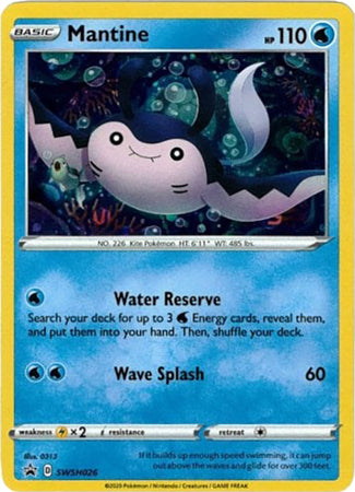 Mantine (SWSH026) [Sword & Shield: Black Star Promos] - The Mythic Store | 24h Order Processing