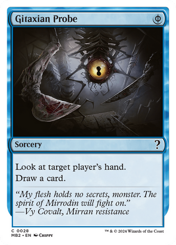 Gitaxian Probe (White Border) [Mystery Booster 2] - The Mythic Store | 24h Order Processing