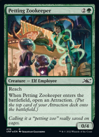 Petting Zookeeper (Galaxy Foil) [Unfinity] - The Mythic Store | 24h Order Processing