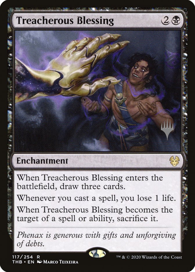 Treacherous Blessing (Promo Pack) [Theros Beyond Death Promos] - The Mythic Store | 24h Order Processing