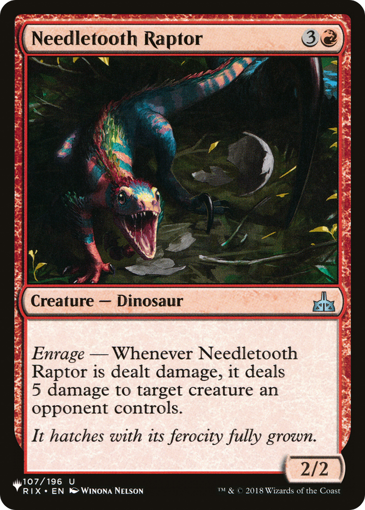 Needletooth Raptor [The List] - The Mythic Store | 24h Order Processing