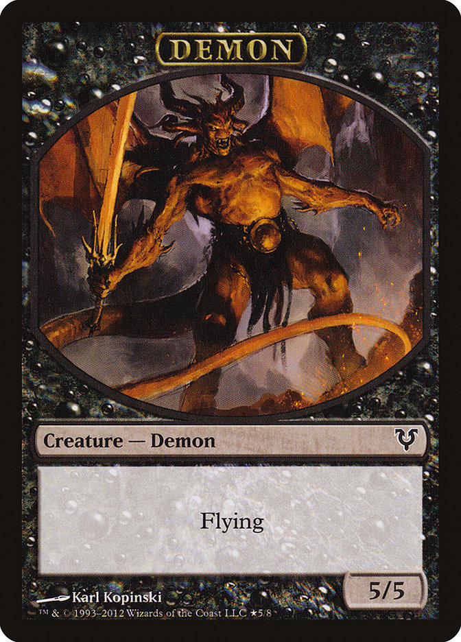 Angel // Demon Double-Sided Token (Oversized) [Open the Helvault] - The Mythic Store | 24h Order Processing