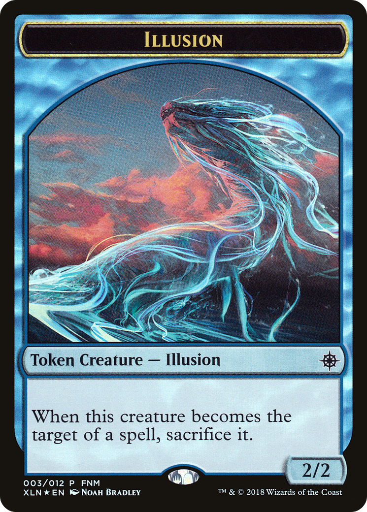 Illusion // Saproling Double-Sided Token [Friday Night Magic 2018] - The Mythic Store | 24h Order Processing