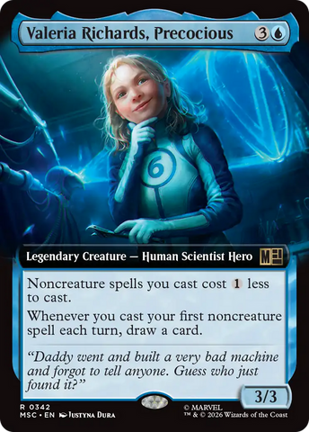 Valeria Richards, Precocious (Extended Art) [Marvel Super Heroes Commander] - The Mythic Store | 24h Order Processing