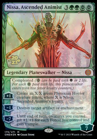 Nissa, Ascended Animist [Phyrexia: All Will Be One Prerelease Promos] - The Mythic Store | 24h Order Processing