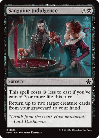 Sanguine Indulgence [Foundations] - The Mythic Store | 24h Order Processing