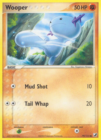 Wooper (79/115) [EX: Unseen Forces] - The Mythic Store | 24h Order Processing