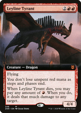 Leyline Tyrant (Extended Art) [Zendikar Rising] - The Mythic Store | 24h Order Processing