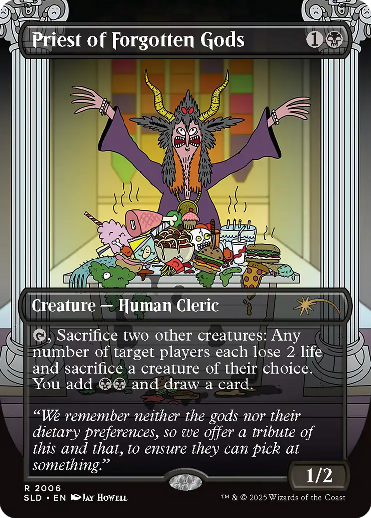 Priest of Forgotten Gods (Rainbow Foil) [Secret Lair Drop Series] - The Mythic Store | 24h Order Processing