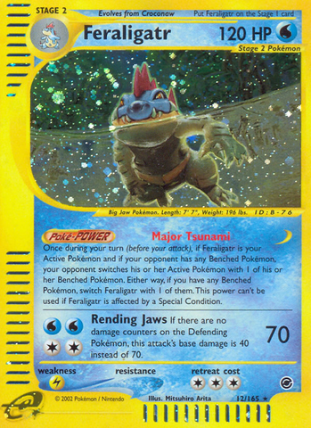 Feraligatr (12/165) [Expedition: Base Set] - The Mythic Store | 24h Order Processing