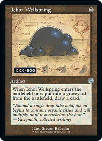 Ichor Wellspring (Retro Schematic) (Serialized) [The Brothers' War Retro Artifacts] - The Mythic Store | 24h Order Processing