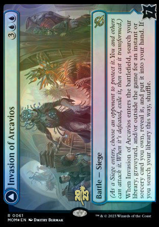 Invasion of Arcavios // Invocation of the Founders [March of the Machine Prerelease Promos] - The Mythic Store | 24h Order Processing