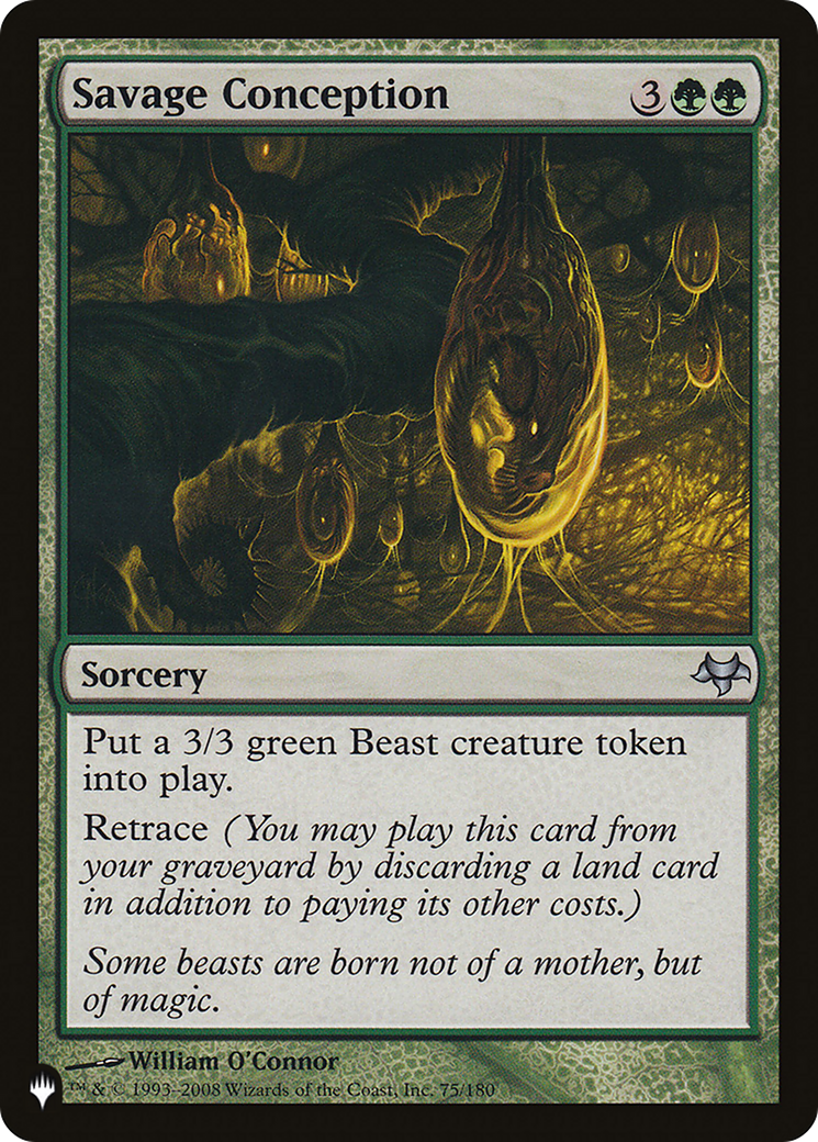 Savage Conception [The List] - The Mythic Store | 24h Order Processing