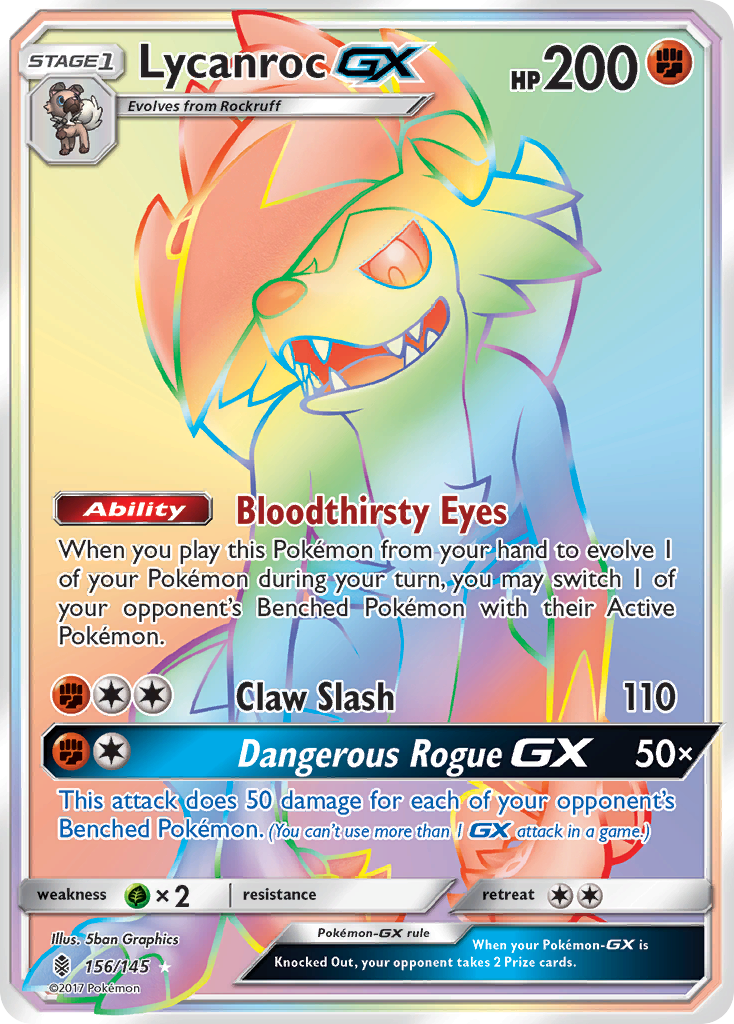 Lycanroc GX (156/145) [Sun & Moon: Guardians Rising] - The Mythic Store | 24h Order Processing