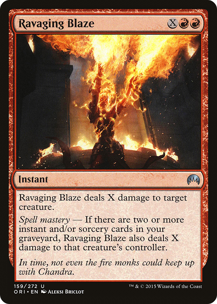 Ravaging Blaze [Magic Origins] - The Mythic Store | 24h Order Processing
