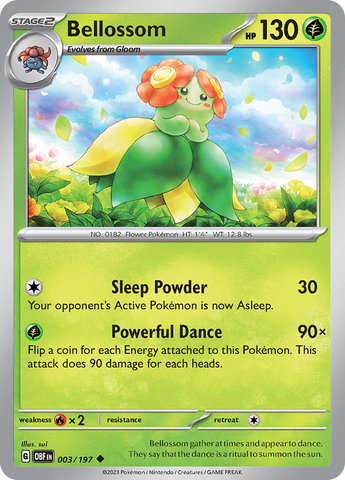 Bellossom (003/197) [Scarlet & Violet: Obsidian Flames] - The Mythic Store | 24h Order Processing