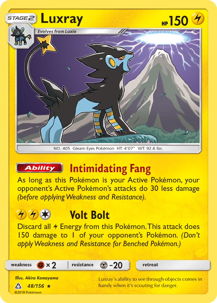 Luxray (48/156) [Sun & Moon: Ultra Prism] - The Mythic Store | 24h Order Processing