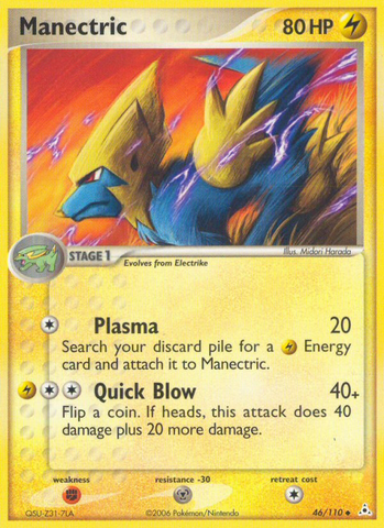Manectric (46/110) [EX: Holon Phantoms] - The Mythic Store | 24h Order Processing