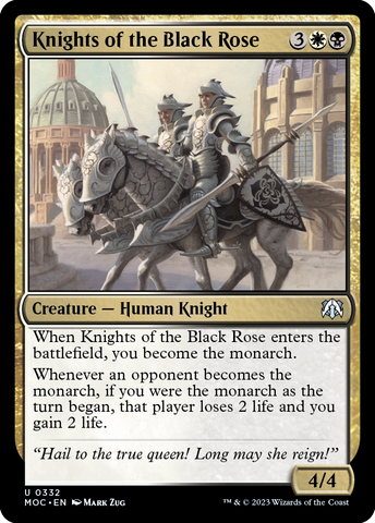 Knights of the Black Rose [March of the Machine Commander] - The Mythic Store | 24h Order Processing