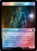 Fish // Cyberman Double-Sided Token (Surge Foil) [Doctor Who Tokens] - The Mythic Store | 24h Order Processing