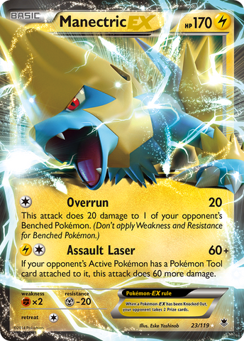 Manectric EX (23/119) [XY: Phantom Forces] - The Mythic Store | 24h Order Processing