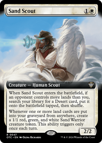 Sand Scout (Extended Art) [Outlaws of Thunder Junction Commander] - The Mythic Store | 24h Order Processing