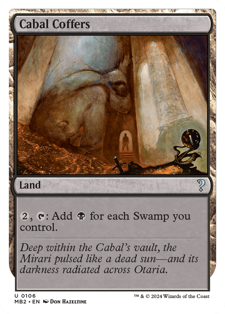 Cabal Coffers (White Border) [Mystery Booster 2] - The Mythic Store | 24h Order Processing