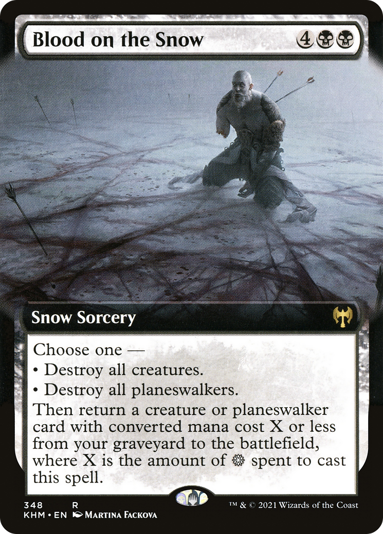 Blood on the Snow (Extended Art) [Kaldheim] - The Mythic Store | 24h Order Processing