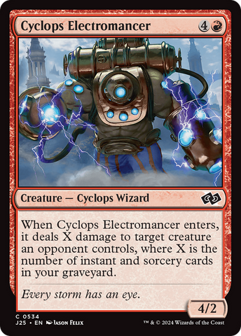Cyclops Electromancer [Foundations Jumpstart] - The Mythic Store | 24h Order Processing